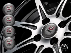 Domed Label Logo Custom Brand Racing Horizon